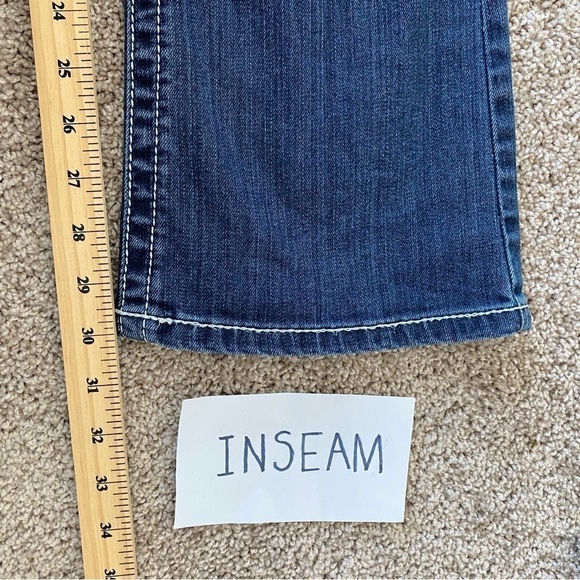 ARIAT Ruby Bootcut Jeans Low Rise Womens 26S Bling Jeweled Embellished - Picture 14 of 14